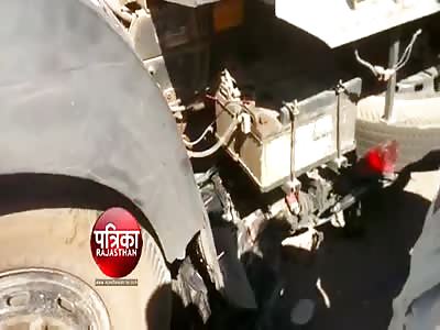 Man suffers a serious accident