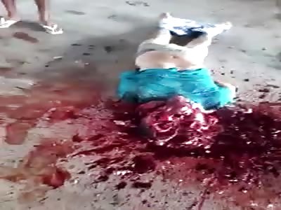 Prisoner has head crushed by giant stone