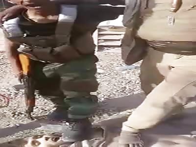 Daesh dead and corpse abused