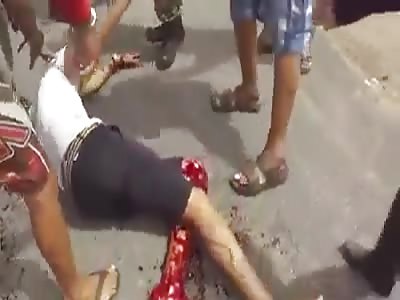 POLICE SHOTING IN DISARMED PROTESTANT