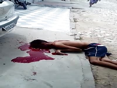 Boy dies last seconds after being shot in the head