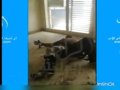 Captain of a ship up fire on himself and is saved by paramedics