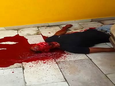 Man all shot waiting for help and agonizing