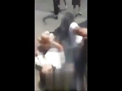 Car hits three protestants in Guatemala