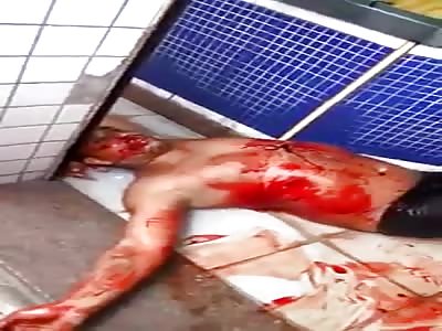 Man all shot waiting for help and your dog licks his blood