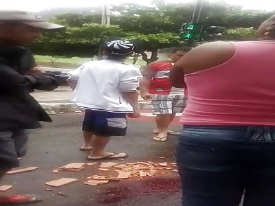 Man agonizing Stabbed