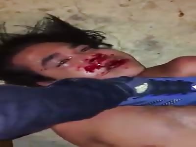 brutal beating for stealing 