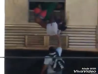              (another angle)brutal beating for stealing 