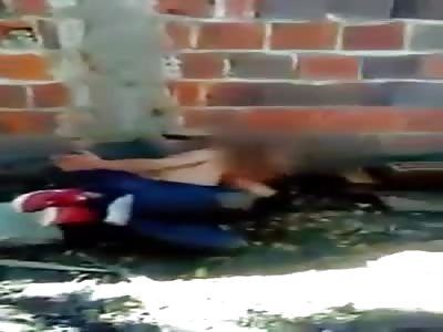 brutally beating for stealing in favela 