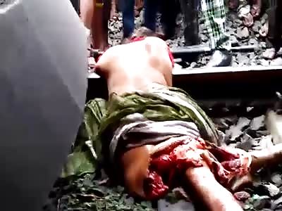 Train accident kaliyaganj railway station 