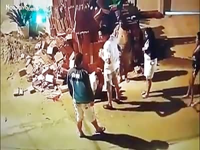 Accident with biker and Fighter 