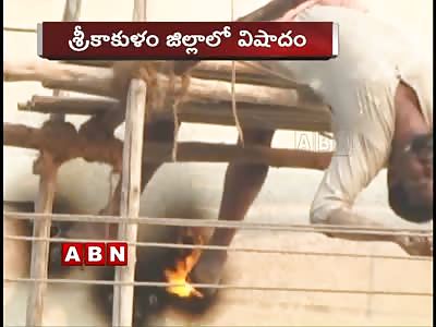 MAN DIES ELECTROCUTED