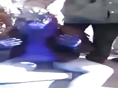 Defaced thief after beating