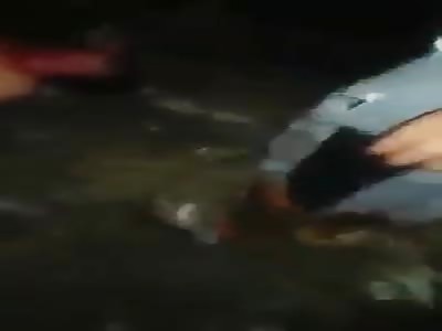 Thief beaten and burned in Brazilian slum