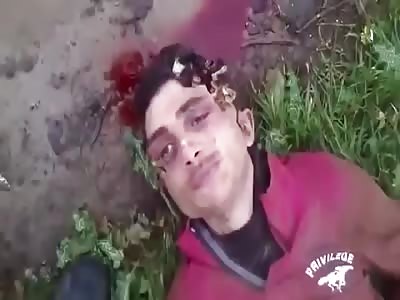 Horrible scene of war in alepo