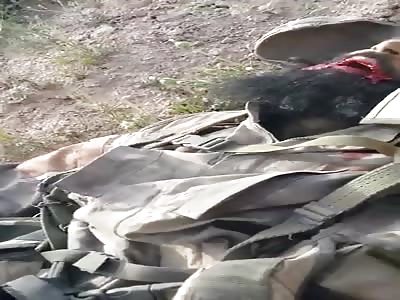 soldier being executed in battle