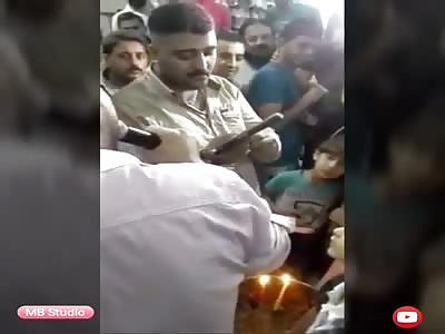 Father kills himself son at a party accidentally