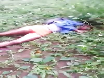 Girl Brutally Executed With Many Shots
