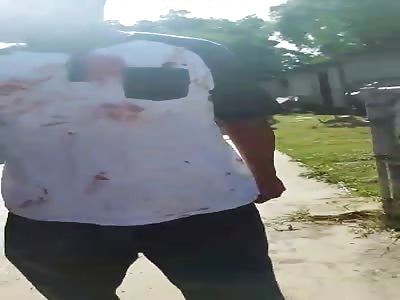 Boy stabs his own father