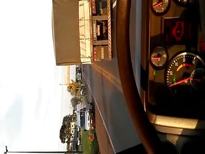 Fatal accident with biker 