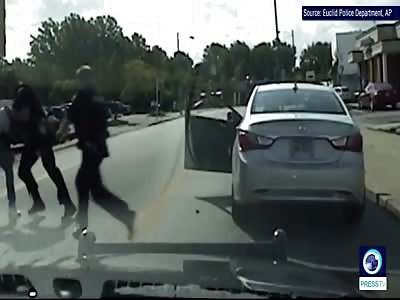 Cops Punching Black Man Repeatedly In Ohio