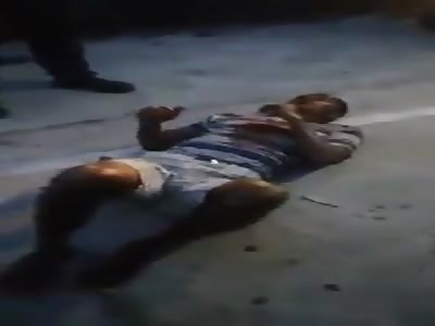 Man and beaten and shocked