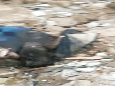 Isis slaughtered and burned