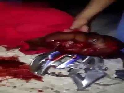 Man in shock : last seconds the life ? RIP