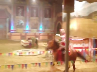 Horrific accident  with jokey