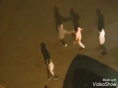 man being stabedd to death