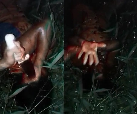 Absolutely Brutal murder: Girl gets stabbed multiple times in the face and bleeds to death