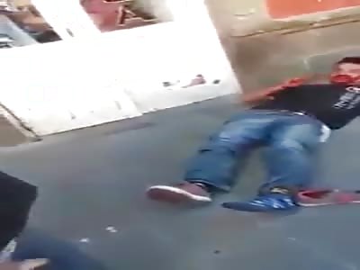 A thief assaulted a woman and struck her with a piece of glass and beaten