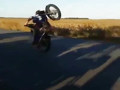brutal accident with biker