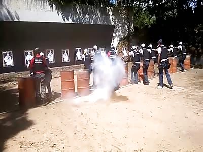 Accident on the training 