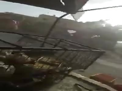 The sky crashing down?  airstrike attack  in Alatarb