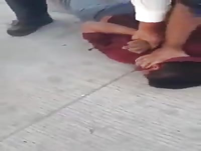 Thief brutally beaten 