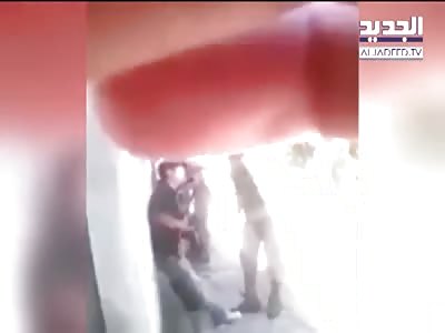 israel soldiers attack a boy