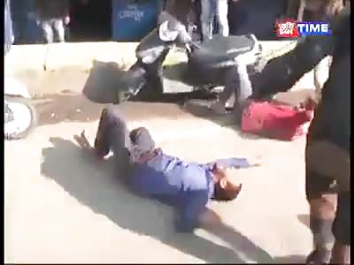 man brutally beaten by police 