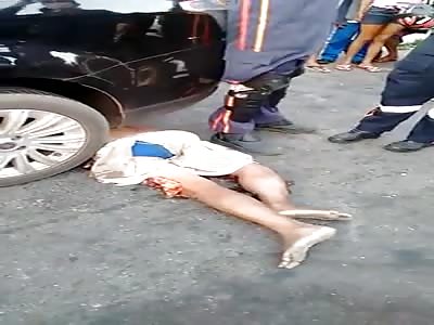 horrific accident with man 