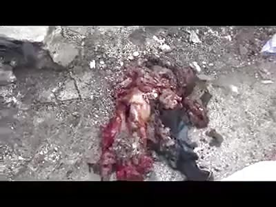 Destroyed in the car bomb attack