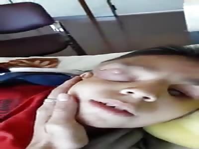 kid with horrific cancer