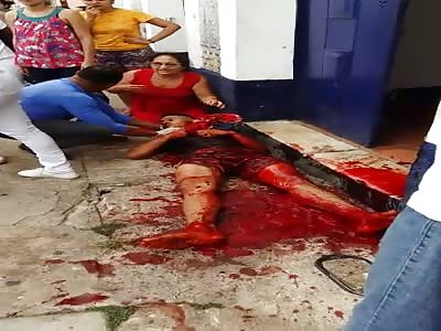 man agonizing after get shot