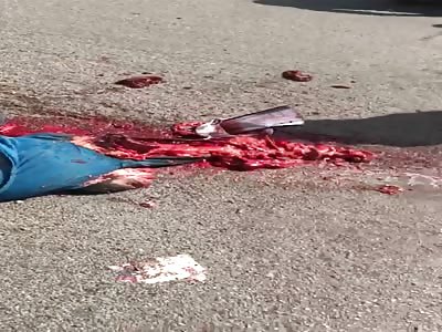 men crushed by truck