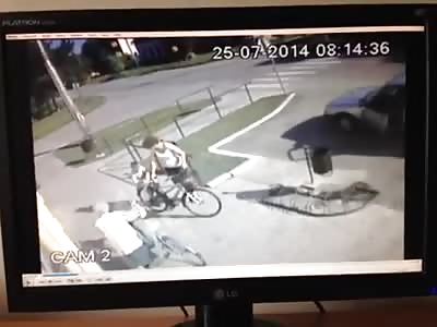 Motorcycle crash in Serbia