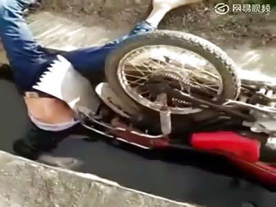 Poor guy already dead for a long time