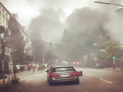Riot at the G20 summit in Hamburg