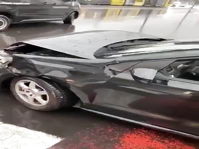 Drunk woman in Austria is building several accidents