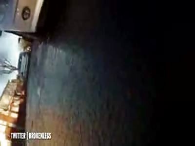 Cyclist's helmet cam captures horrifying moment he smashes into turning car before crashing to