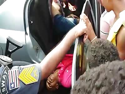 man in a pink t-shirt shot dead 