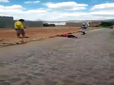 dead body peasants come to investigate  